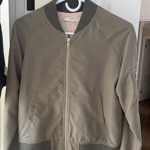 Women's Olive Bomber Jacket